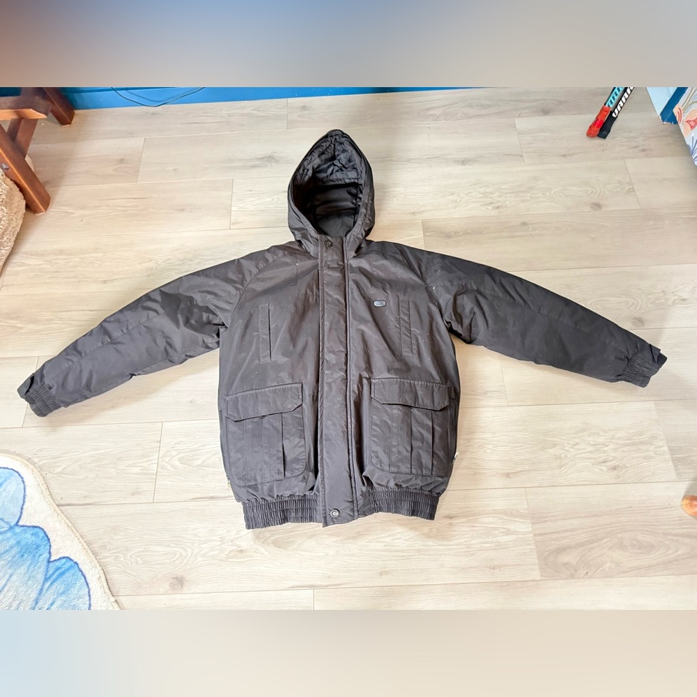 DC Men's Black Puffy Jacket